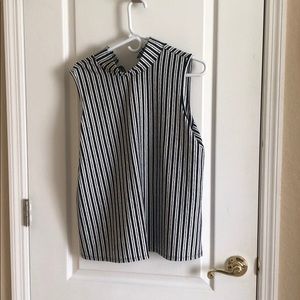 Striped Work Blouse